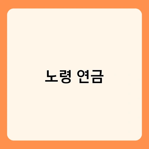 노령 연금 3