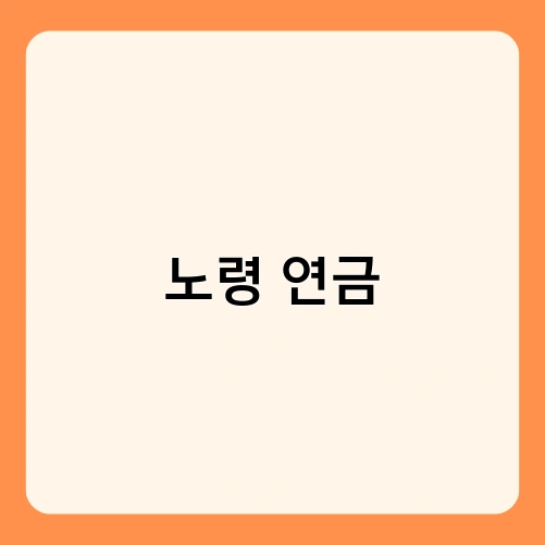 노령 연금 2