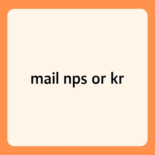 mail nps or kr