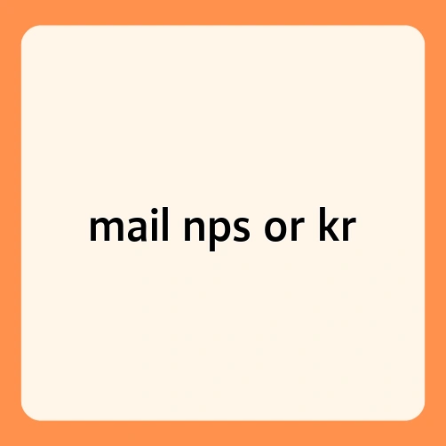 mail nps or kr 1