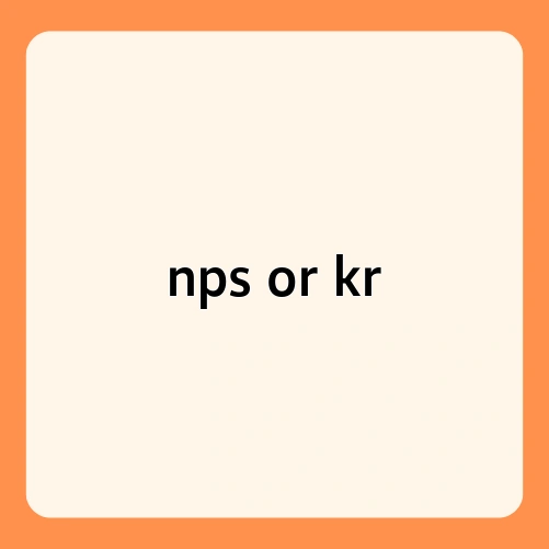 nps or kr
