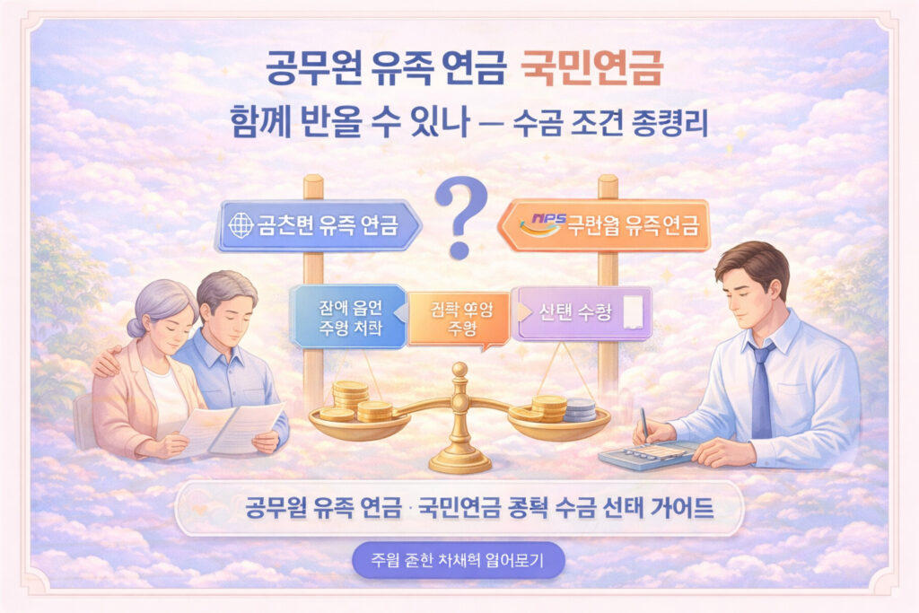 공무원 유족 연금 국민연금