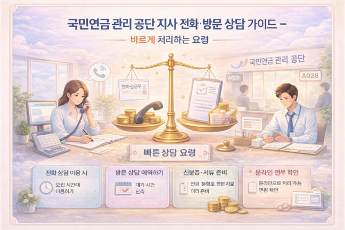 국민연금 관리 공단 지사