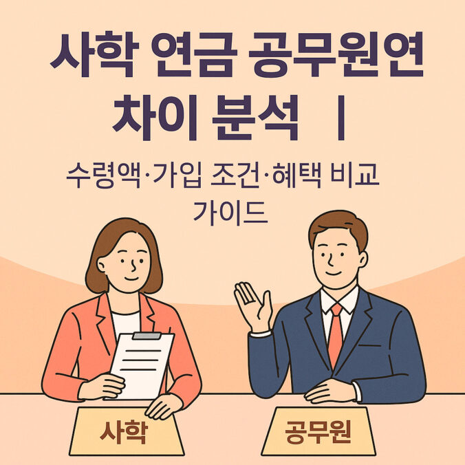 사학 연금 공무원 연금