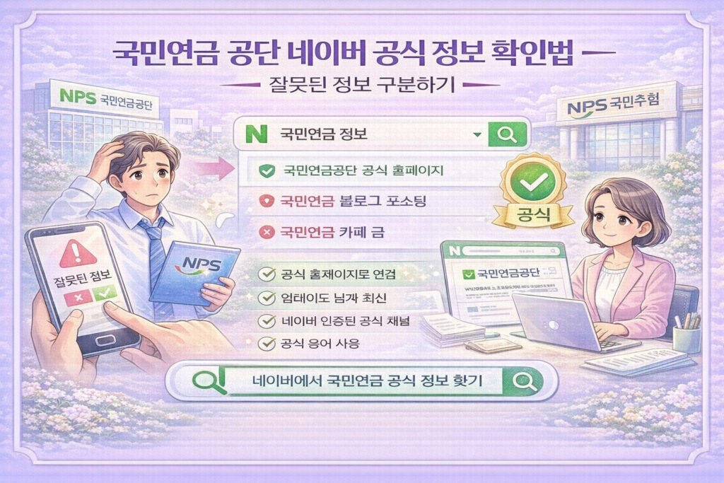 국민연금 공단 네이버