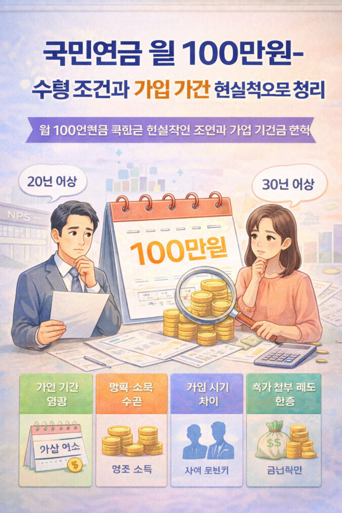 국민연금 월 100만원