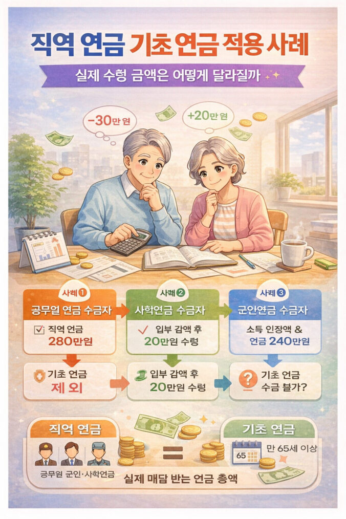 직역 연금 기초 연금